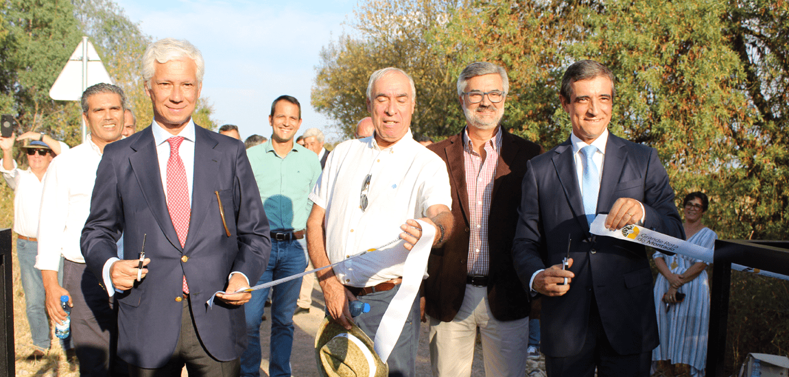 Fotografia 1 - Cerimónia de abertura da Ecopista de Reguengos 