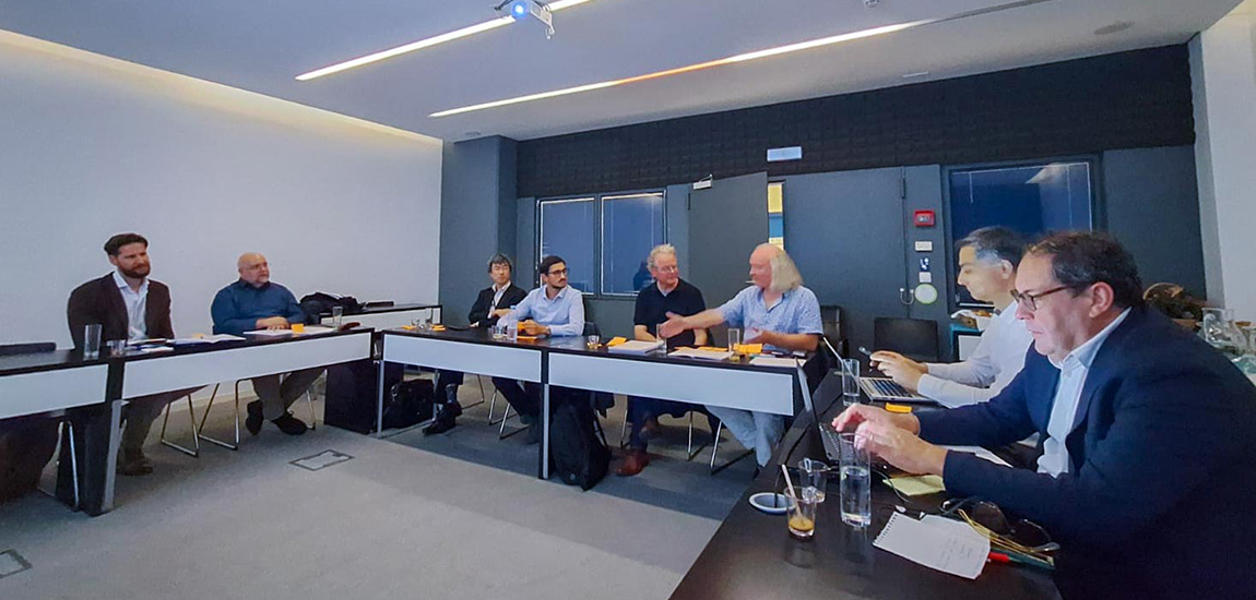  Grupo técnico da UIC do SMGG para reunião na Estação do Oriente