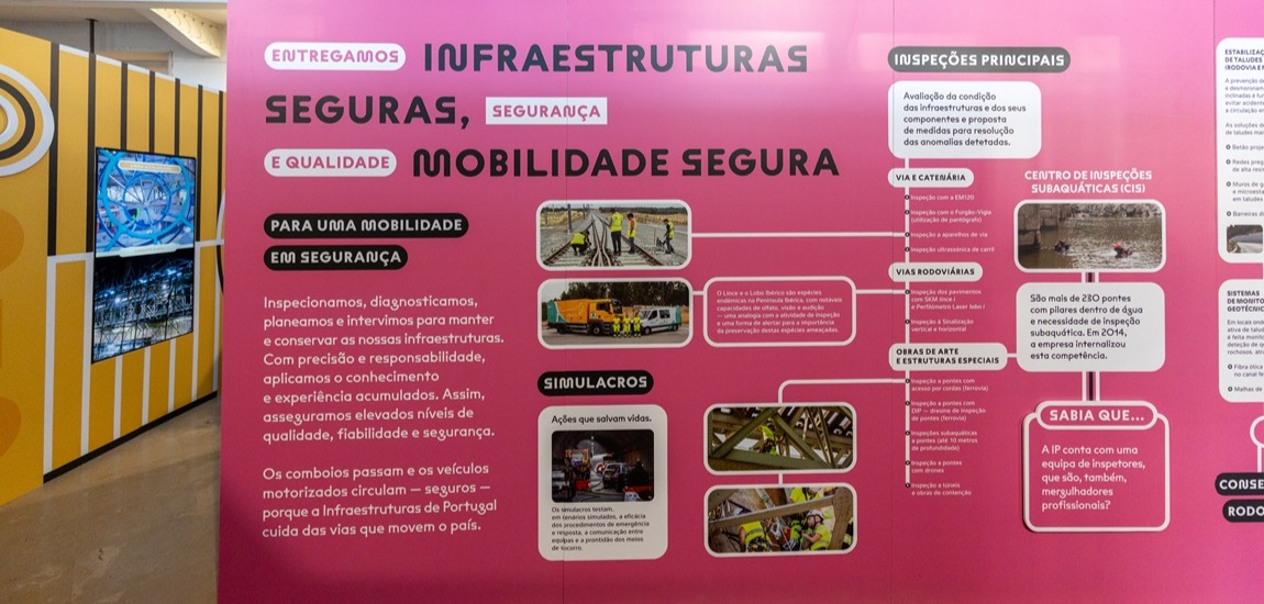 Infraestruturas de Portugal celebra 10 anos com exposição