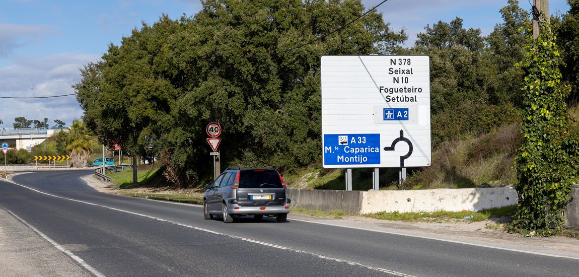 EN378 entre o Seixal e Fernão Ferro