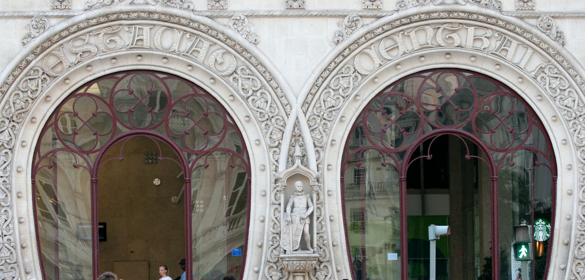 Frente da Estação do Rossio