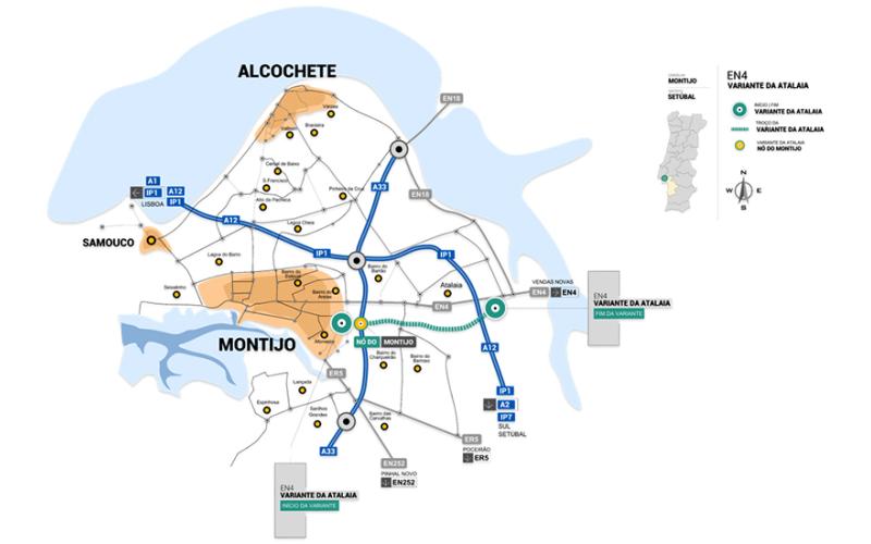 Infografia - Construção da Variante da Atalaia na EN4