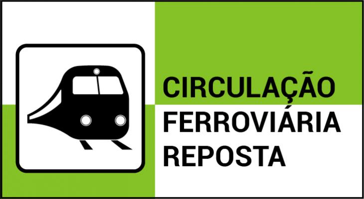 Circulação ferroviária reposta!