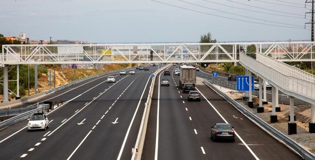 Imagem 1 - Novo ramo de ligação direta entre o IC20 e a Ponte 25 de Abril